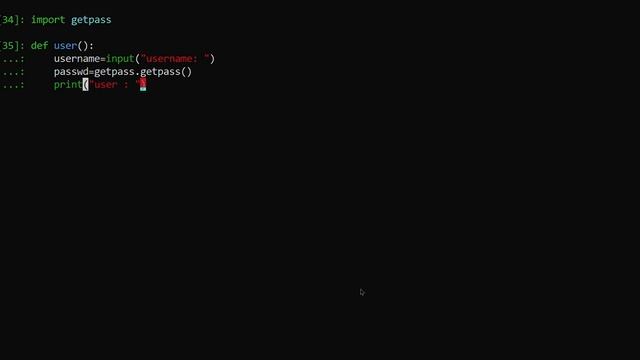 Password Type input in python смотреть онлайн