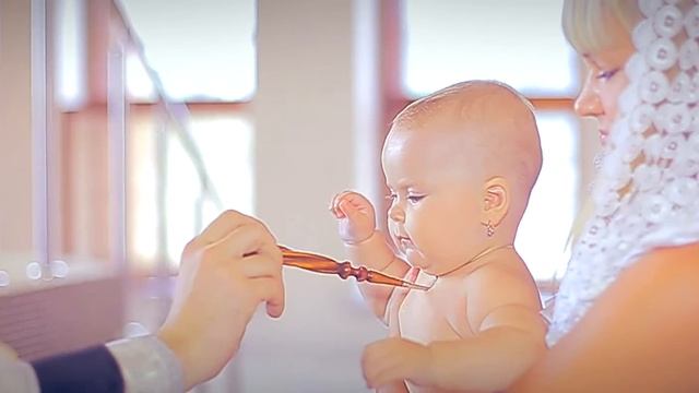 Красивое Православное крещение ребенка в храме Александра Невского Новосибирск 2016 смотреть онлайн