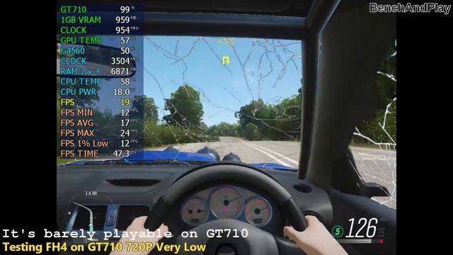 Forza Horizon 4 on GT 710...is it playable? смотреть онлайн