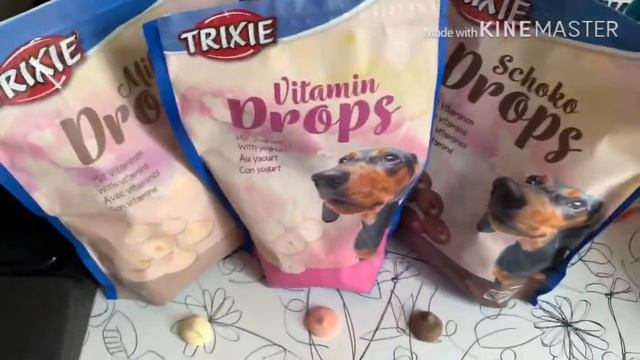 Лакомства для собак. Шоколадные, молочные и йогуртовые дропсыTrixie смотреть онлайн