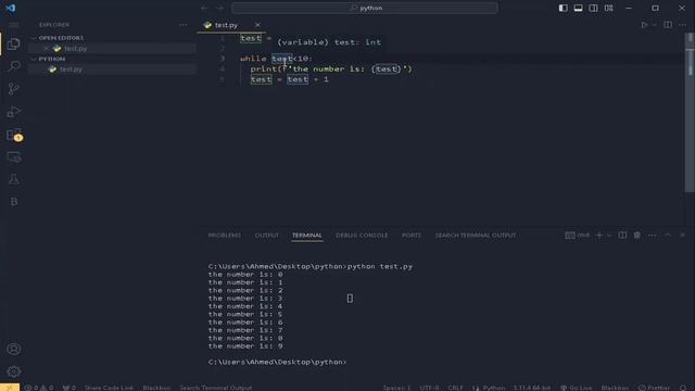 التكرار اللانهائي في بايثون | While Loops смотреть онлайн
