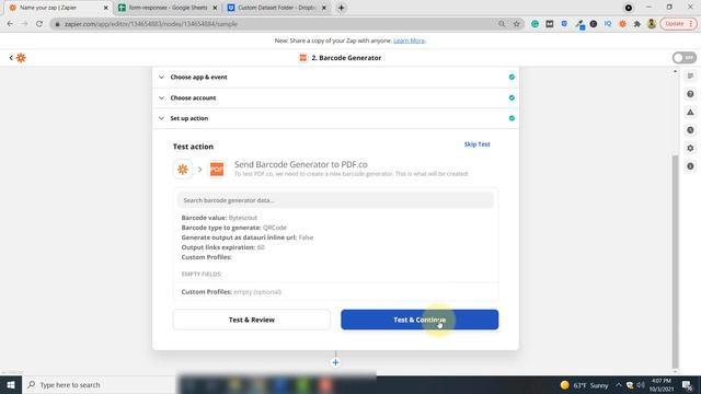 How to Generate Barcodes and Save to Dropbox Using Zapier смотреть онлайн