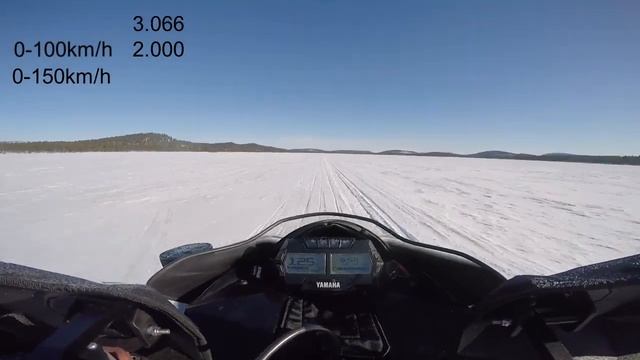 Yamaha Sidewinder acceleration 0-150kmh/h смотреть онлайн