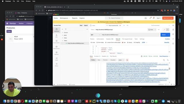 Conectarnos a Odoo 15 mediante API-REST con Json RPC desde Postman смотреть онлайн