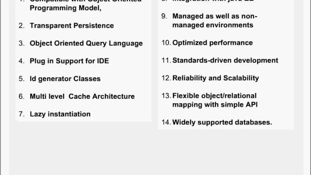 Hibernate Chapter1 - Features, Disadvantages and Enhancements смотреть онлайн