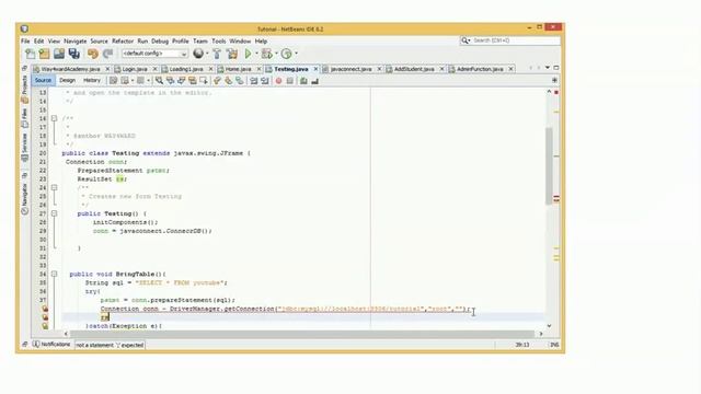 HOW TO IMPORT TABLE FROM A DATABASE TO JTABLE IN JAVA NETBEANS смотреть онлайн