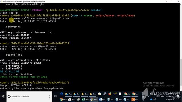 Git Log Part2 English смотреть онлайн