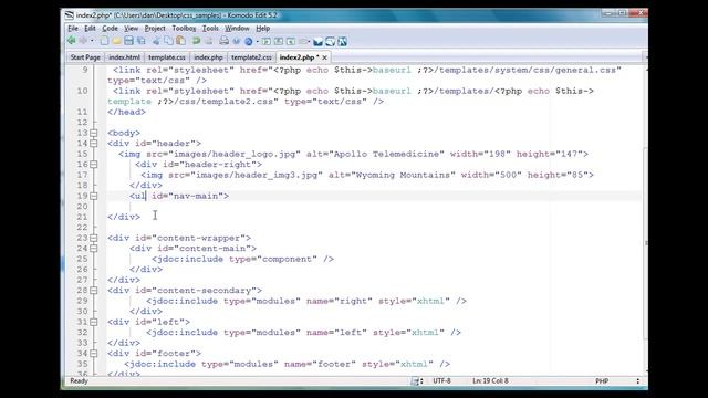 47 Creating a Joomla Template - the index.php file -Part 2 смотреть онлайн