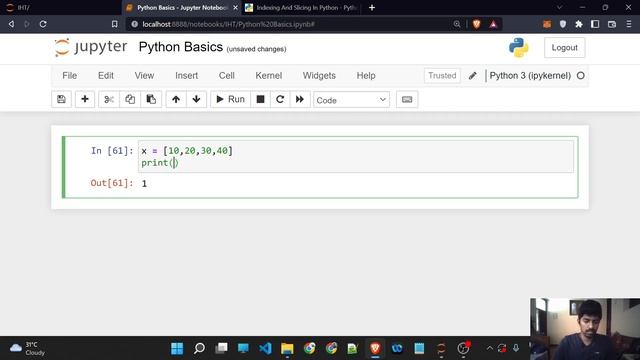 Python Basics 10 | Indexing and Slicing in Python | Tamil смотреть онлайн