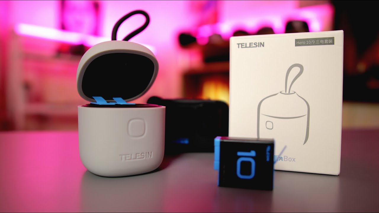 Аккумуляторы и зарядное устройство Telesin для GoPro HERO 10 / 9 смотреть онлайн