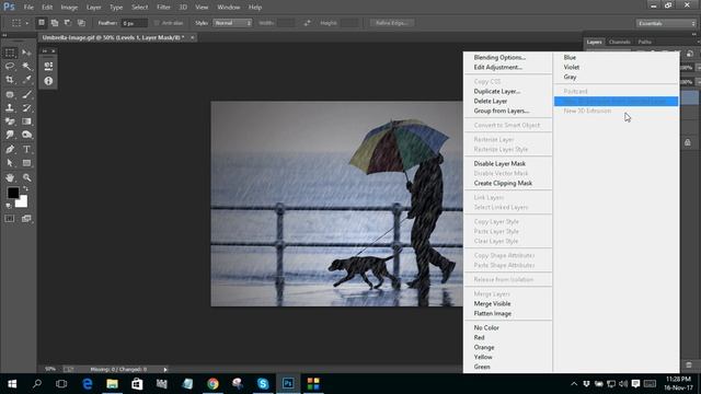 How to create very simple way rain effect – in Photoshop cc64 manipulation смотреть онлайн