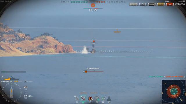 World Of Warships - Катаем Сталинград смотреть онлайн