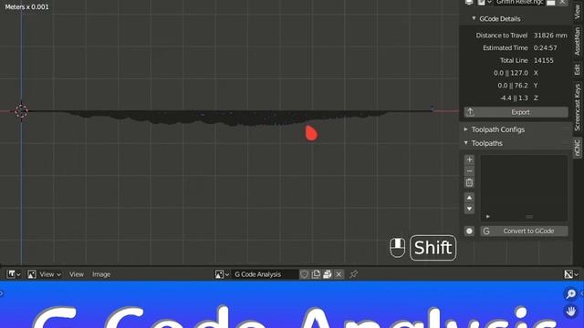 nCNC - G Code Analysis - Blender Addon смотреть онлайн