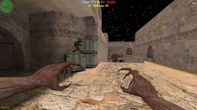 Counter-Strike 1.6 Zombie сервер #27 Космостарс Зомби [FREE VIP] смотреть онлайн