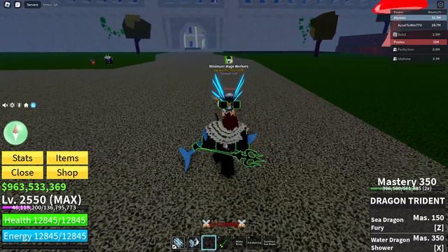 Dragon Trident/Spikey Trident/Trident Sword Rework Review/Showcase (Blox Fruits) смотреть онлайн