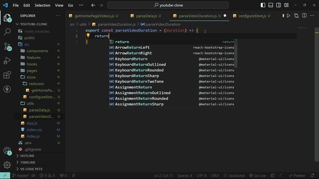 YouTube Clone with React JS + Youtube API + Redux toolkit + Tailwind CSS in Hindi & Urdu смотреть онлайн