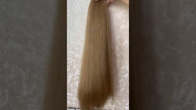 Волосы для наращивания ?на видео 60 см 100 грамм, для заказа пишите на ватсап +79308209100 #волосы