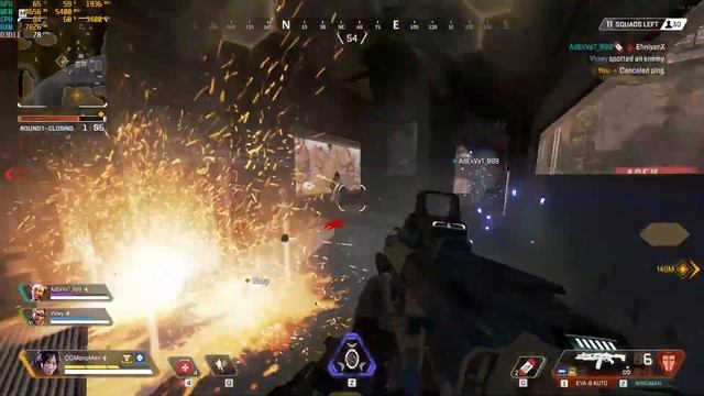 Apex Legends Benchmark: GTX 1080, Ryzen 5 1600 смотреть онлайн