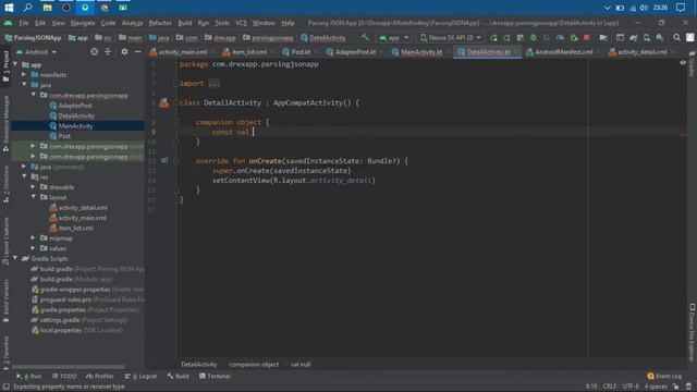 Tutorial Android Parsing JSON + API + Volley + RecyclerView #5 - Kirim Data Dengan Parcelable смотреть онлайн