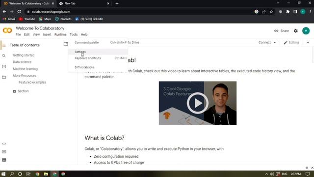 How to setup Google Colab in dark mode? | Google Colaboratory dark theme tutorial смотреть онлайн