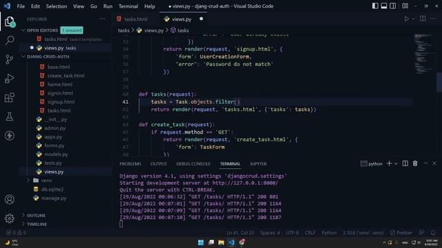 Django CRUD con Autenticacion y Despliegue Gratuito (Login,Register, Rutas protegidas, y mas) смотреть онлайн