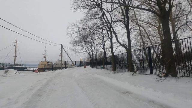 4k Архангельск. Набережную соединили переходом! смотреть онлайн