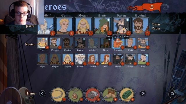 Heroes, skills and items | The Banner Saga 2 Lets Play – Part 3 смотреть онлайн