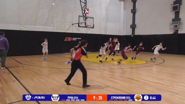 Руна U14 – Стремление U14 | 11 февраля | 11 тур | 2 зал смотреть онлайн