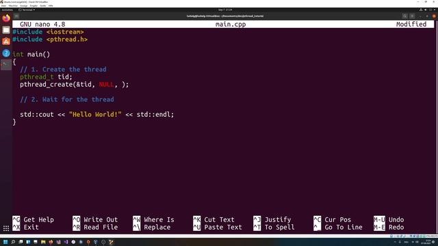 C++ Multithreading [4/4 - POSIX Threads (Linux)]