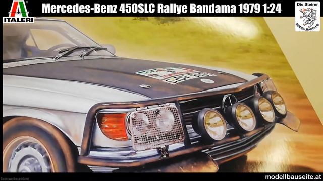 Mercedes-Benz 450SLC Rallye Bandama 1979 von Italeri 1:24 Bausatzbesprechung Unboxing смотреть онлайн
