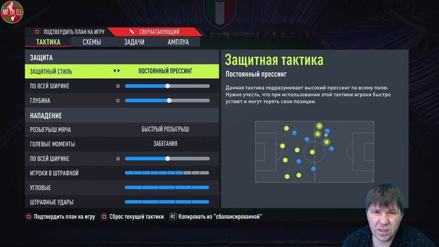 ЛУЧШАЯ СВЕРХАТАКУЮЩАЯ СХЕМА I МОИ ЛУЧШИЕ СХЕМЫ И ТАКТИКИ ФИФА 22 I FIFA 22 ЛУЧШИЕ ЗАДАЧИ PS смотреть онлайн