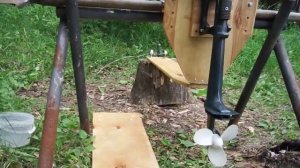 Как сделать транец для надувного катамарана.