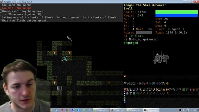 DCSS квинтэссенция @ Тангар и рогалик Dungeon Crawl Stone Soup смотреть онлайн