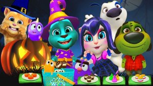 Мой Говорящий Том 2 #32 друзья Анджела Ухаживаем за питомцем #Том_2 #Том