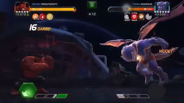 Rk30 vs TGGN - S24 War 6 - Dragon man node 49 Hazard Shift using Red Hulk смотреть онлайн