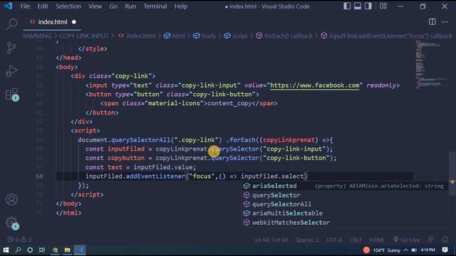 copy link input tutorial in bangla, html input tag tutorial смотреть онлайн