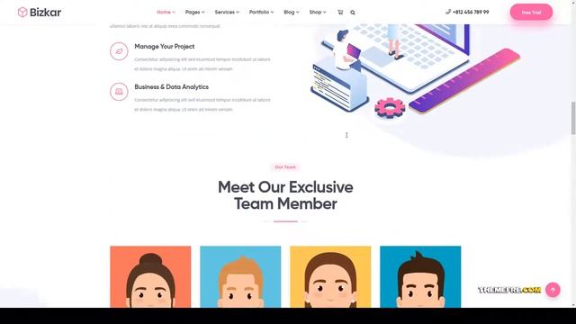 Shiina - Creative Agency WordPress Theme woocommerce flat смотреть онлайн