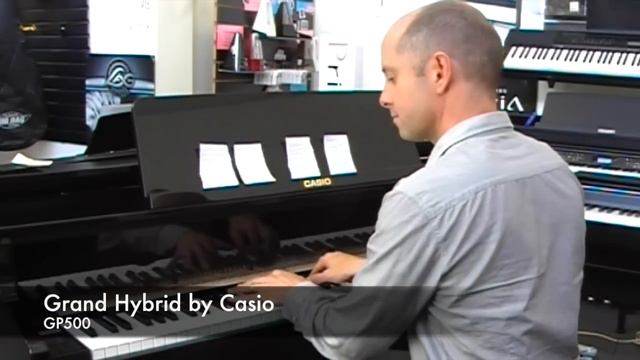 Grand Hybrid gp-500bp vs gp-300bk Celviano Casio Digital Piano review смотреть онлайн