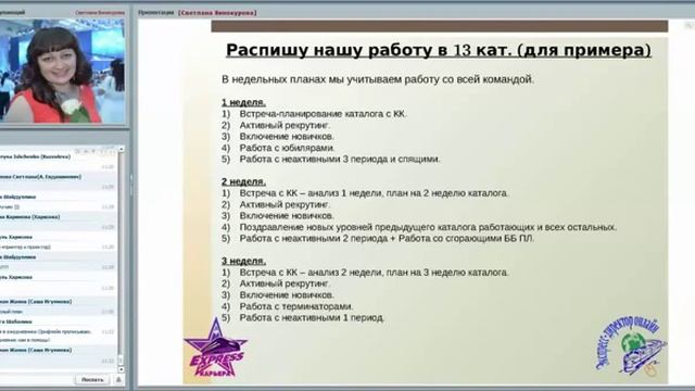 ГУР Как сделать прирост более 8000 ББ в каталог по группе Винокурова 13 02 2015 смотреть онлайн