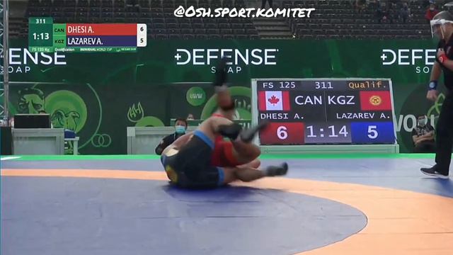 Айаал Лазарев выиграл первую схватку смотреть онлайн
