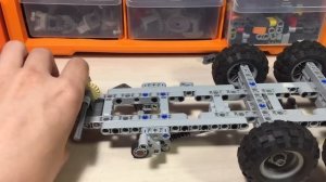 Собираем прицеп для Беспилотного грузовика из Лего Техник / LEGO TECHNIC самоделка