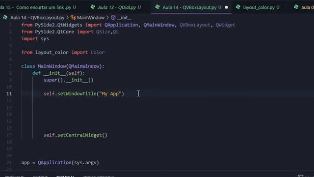 14 PySide2 Como Utilizar o QVBoxLayout смотреть онлайн
