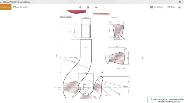 Inventor 2020 Tutorial | Crane Hook 3D Modeling смотреть онлайн