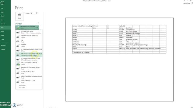 Excel Lesson 3 Change a Printer смотреть онлайн