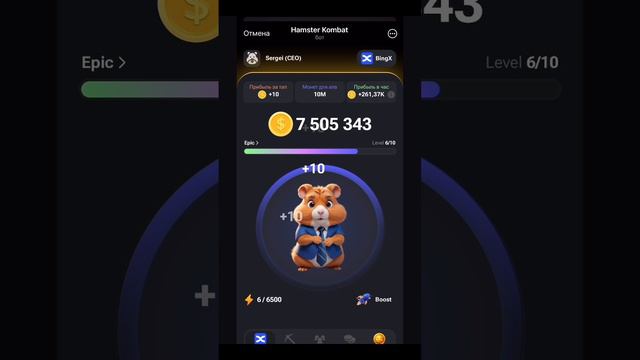 Нашумевшая игра Hamster Kombat смотреть онлайн