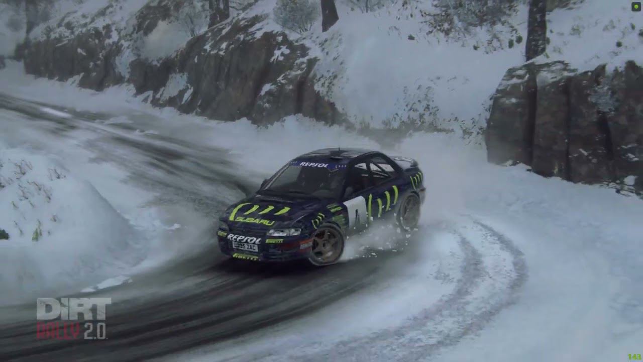 Rally. Dirt Rally 2.0 Subaru Зима смотреть онлайн