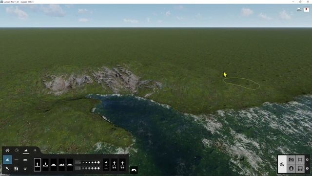 LUMION PRO Videocourse - 12 - Landscape Design, Sculpting Tools, Creating Terrain and Water, Ocean смотреть онлайн