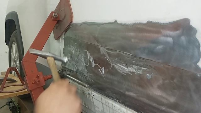 Тойота Рав 4. Ремонт дверей. Рихтовка дверей. смотреть онлайн