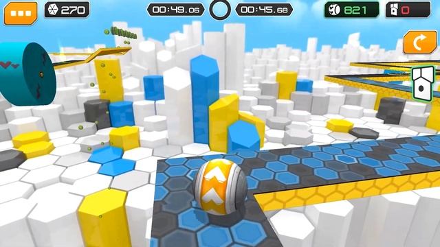 GYRO BALLS - All Levels NEW UPDATE Gameplay Android, iOS #494 GyroSphere Trials смотреть онлайн