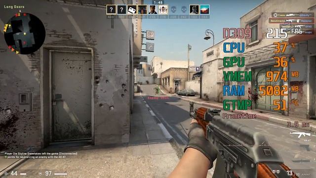 GeForce RTX 2060 -- Intel Core i7-3770 -- CSGO FPS Test Dust 2 720p смотреть онлайн